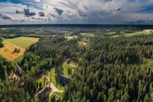 View from retreat in Estonia